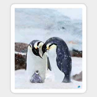 Penguin Family Magnet